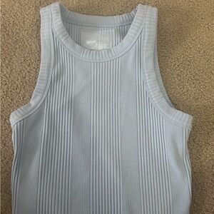 Dusty blue Aerie Free Spirit Ribbed Tank Top